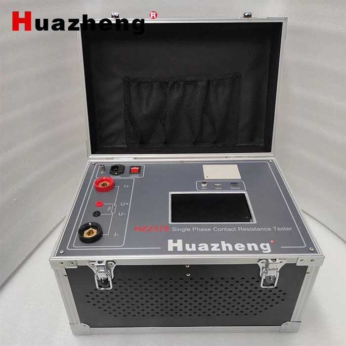 HZ2376 600A DC Contact Resistance Tester Switchgear Loop Resistance Meter