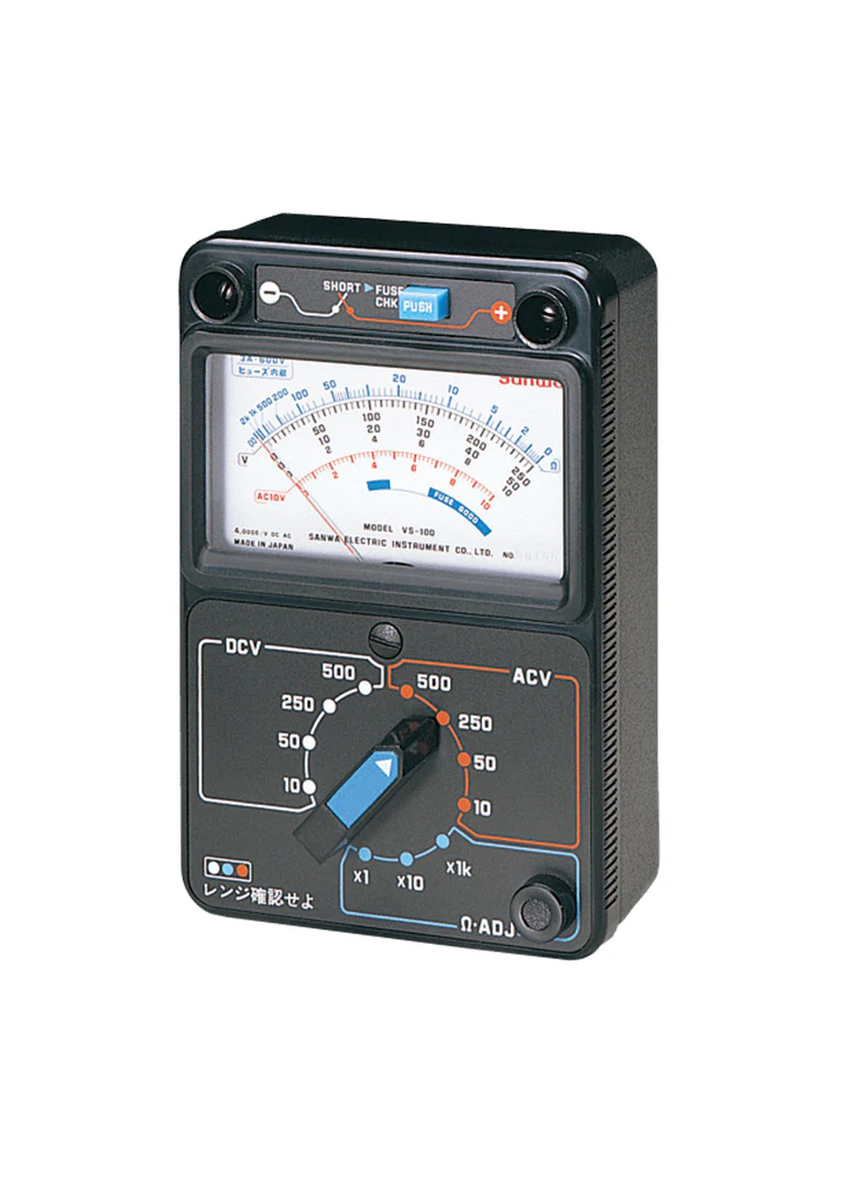 Sanwa VS-100 Analog Multimeter Current-Limiting Fuse with 100kA of Breaking Current