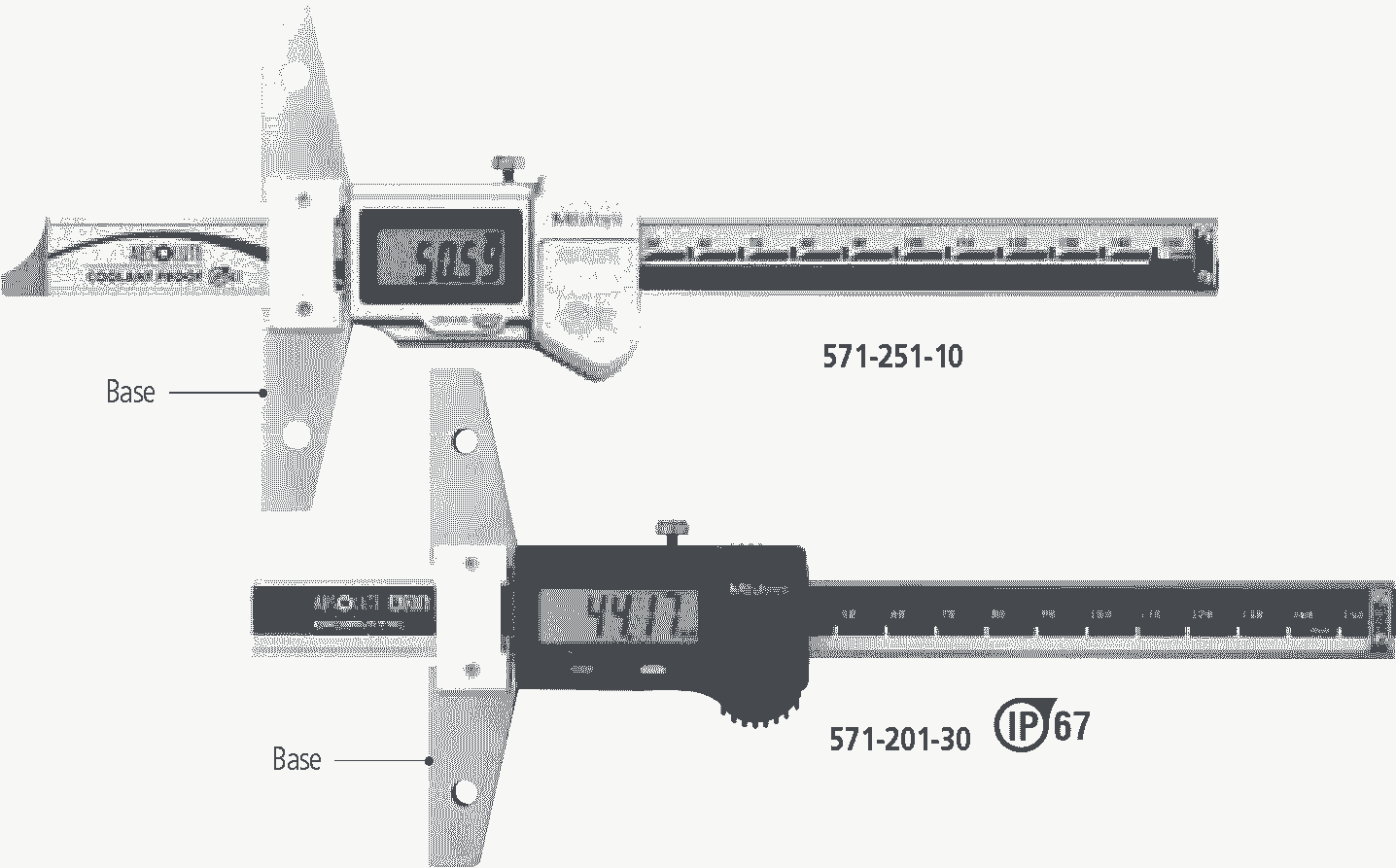 Mitutoyo 571 213 30 Absolute Digimatic Depth Gage Range 0 12″ 300mm