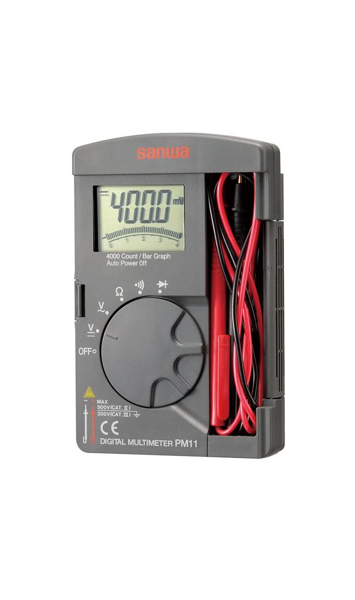 Sanwa PM11 Pocket Digital Multimeter with 4000 Count Display