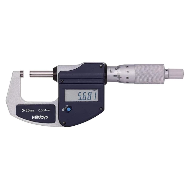Mitutoyo 293-821-30: Digital Micrometer 0-25mm