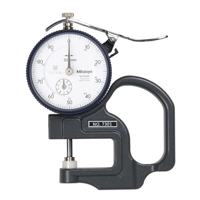 Mitutoyo 7301 Dial Thickness Gauge, Range 0-10mm