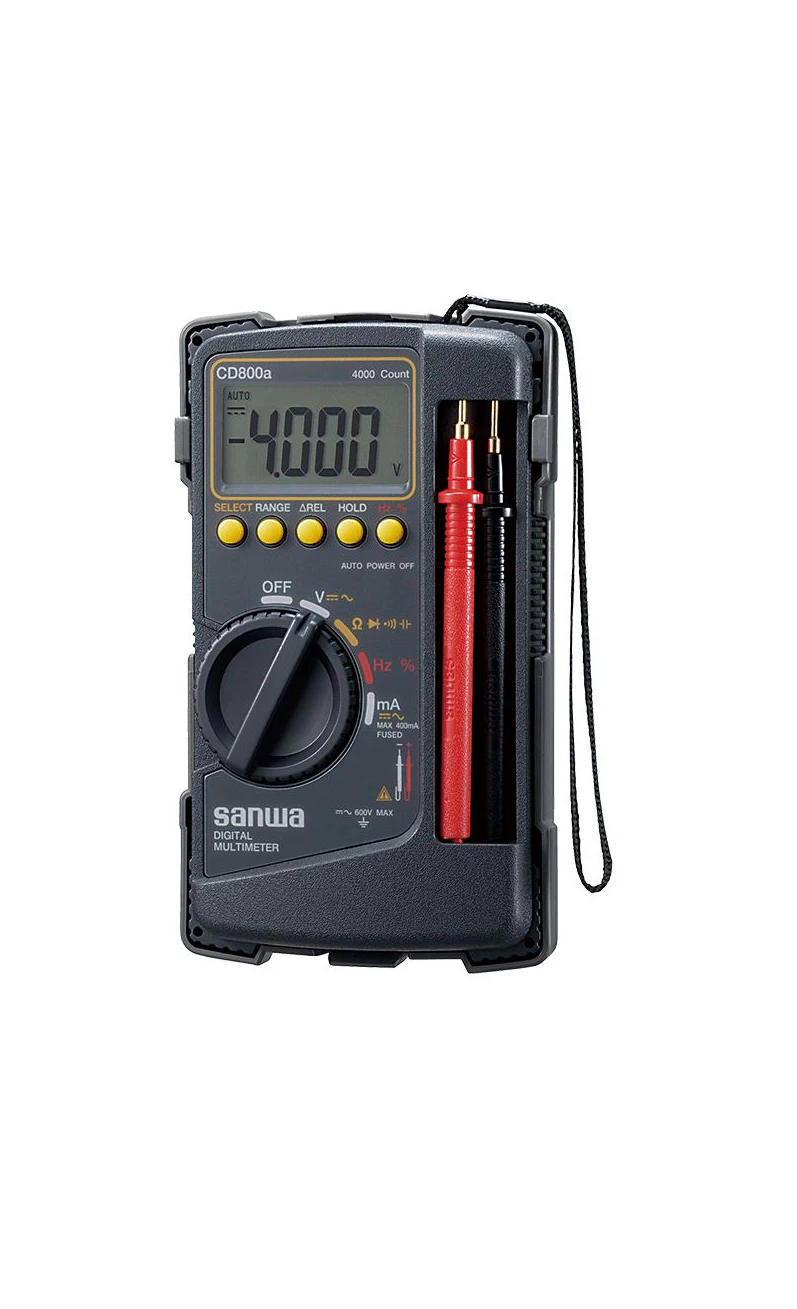Sanwa CD800a Digital Multimeter with Tough Body Cover