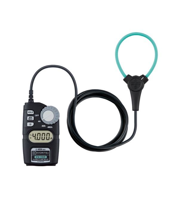 Kyoritsu KEW 2204R Flexible Clamp Meter, True RMS, 500Hz