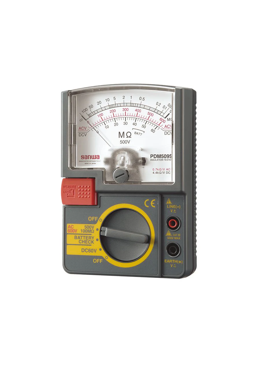 Sanwa PDM509S Analog Insulation Tester 500V / 100MΩ Single Range
