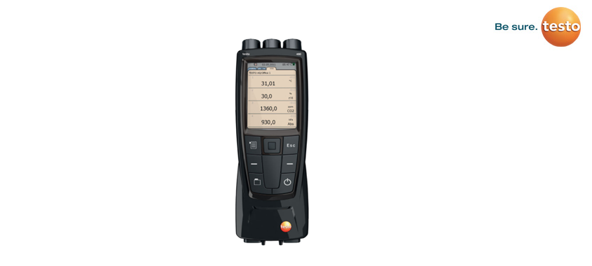 Testo 480 : Digital Temp, Humidity And Air Flow Meter