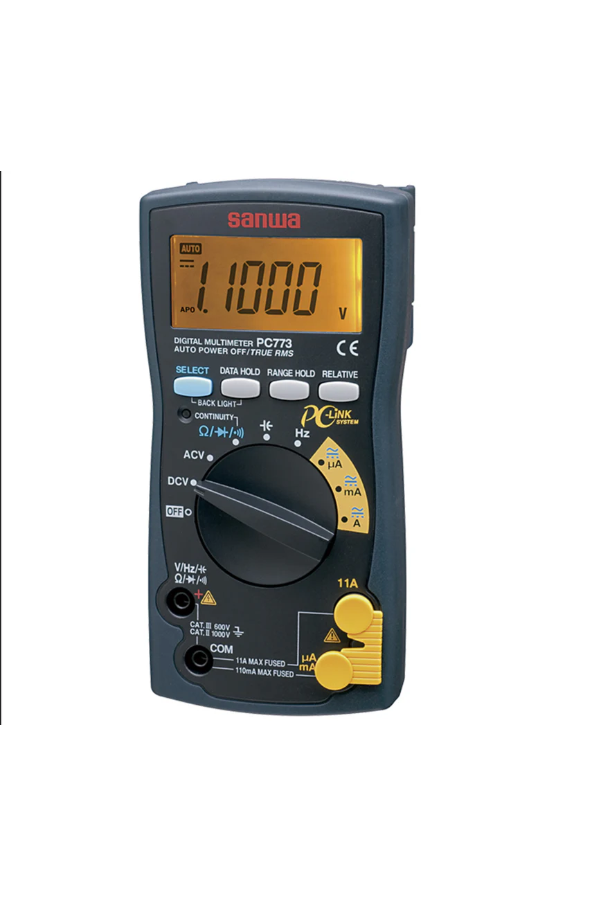 Sanwa PC773 Digital Multimeter with True RMS and PC Link