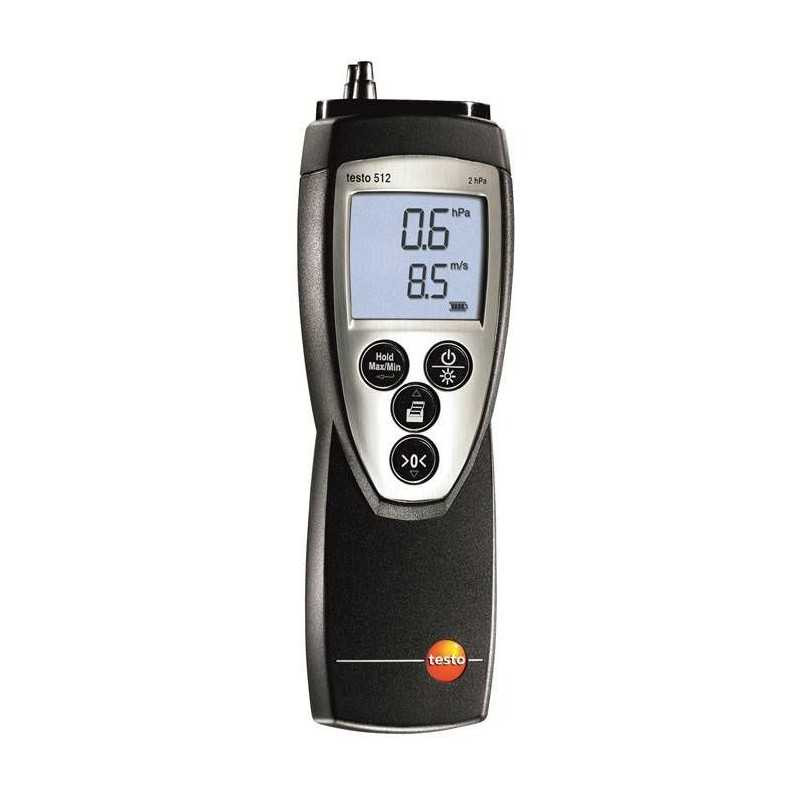 Testo 512 : Differential Pressure Meter - 0 To 2hPa