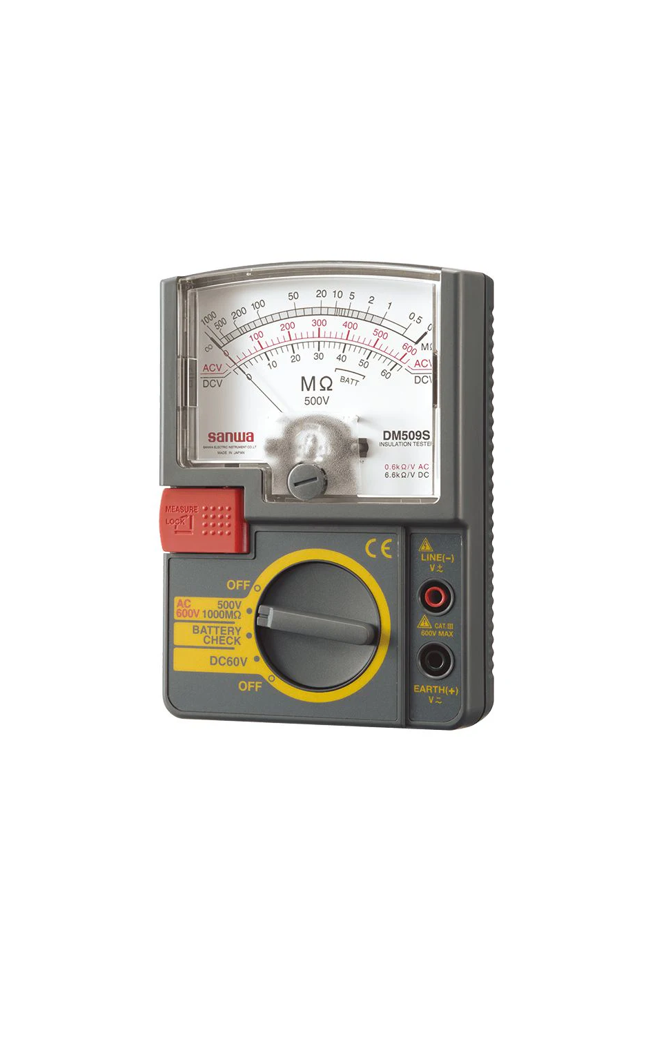 Sanwa DM509S 500V Portable Insulation Resistance Meter