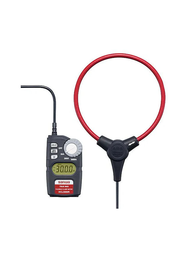 Sanwa DCL3000R True RMS AC Clamp Meter with Flexible Conductor