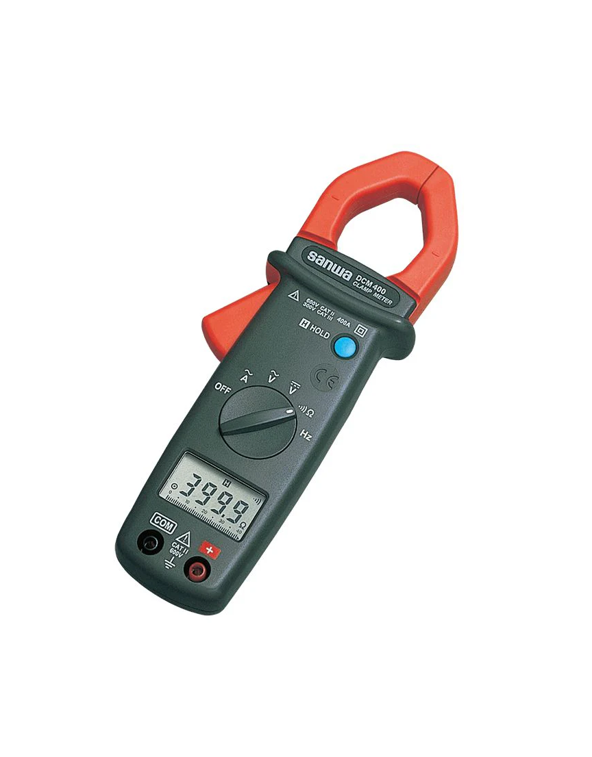 Sanwa DCM400 Basic Digital Clamp Meter with Multimeter Functionality