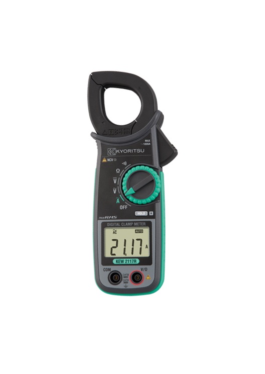 Kyoritsu KEW2117R AC Digital Clamp Meter, True RMS, 1kHz