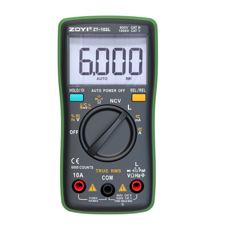 ZOYI ZT-102L Auto-Ranging Digital Multimeter