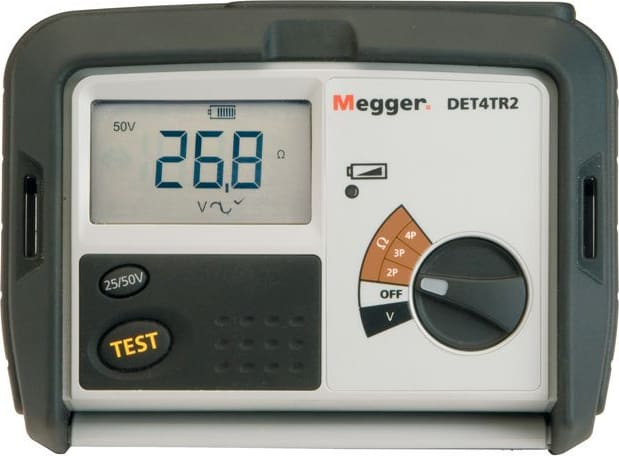 Megger DET4TR2 - Rechargeable Four Pole Soil Resistivity Testing Kit