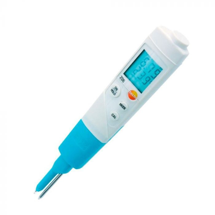 Testo 206-PH1 : PH/Temperature Measuring Instrument For Liquids - Kit