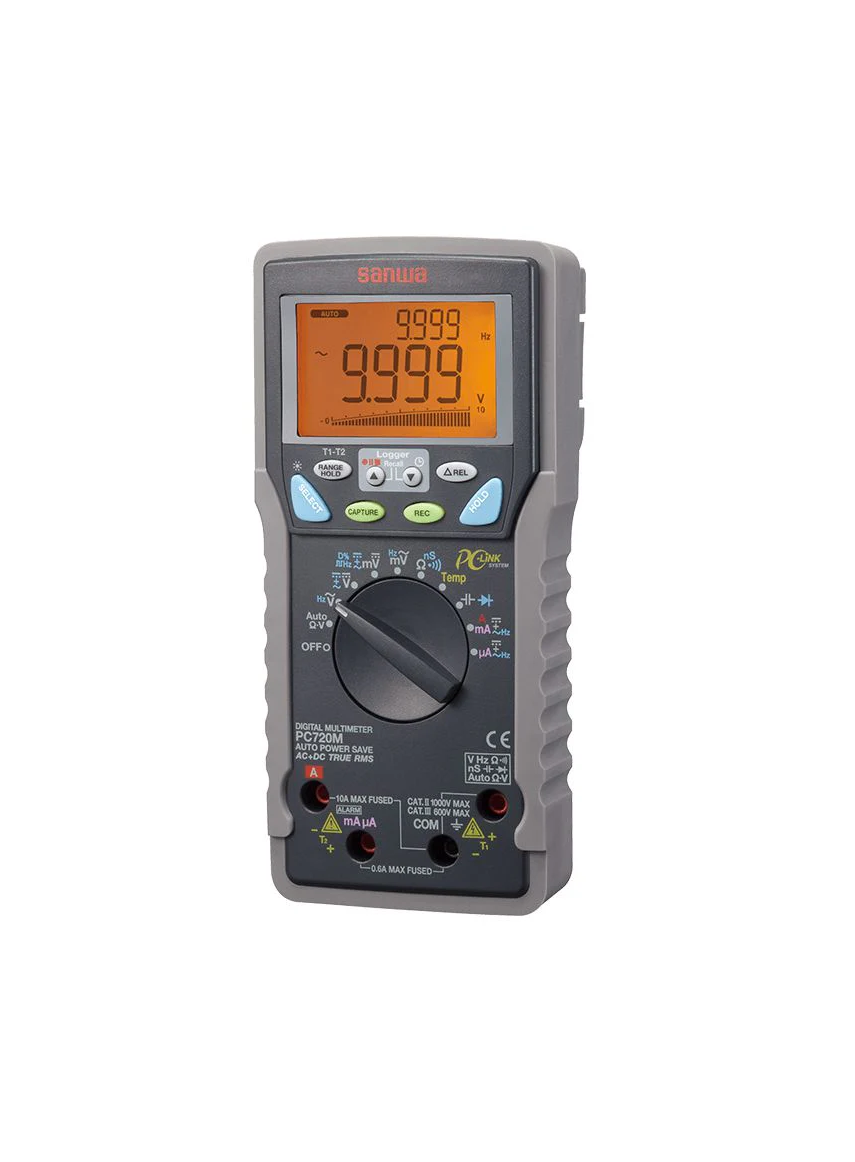 Sanwa PC720M Digital Multimeter with True RMS + Datalogging and PC Link