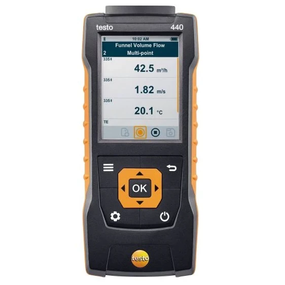 Testo 440 - Air Velocity And IAQ Measuring Instrument