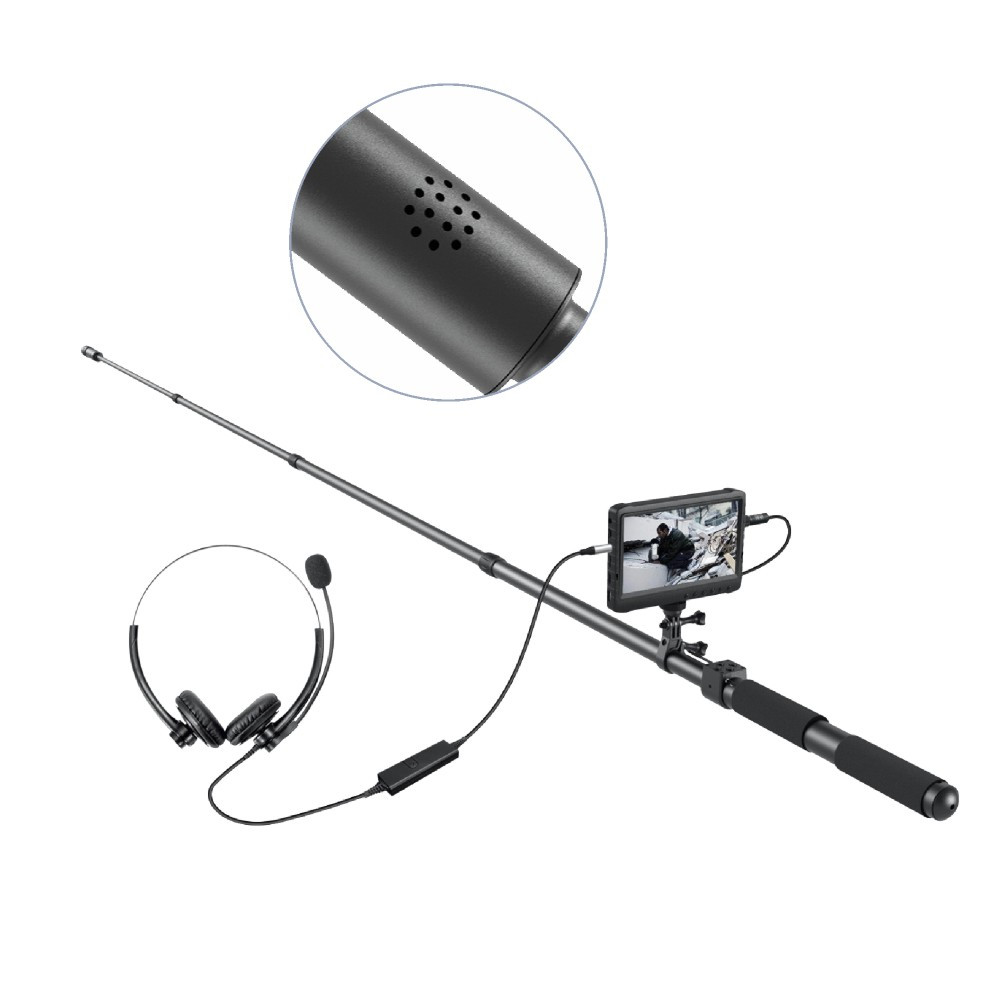 WS-M Audio and video Telescopic Pole Inspection Camera