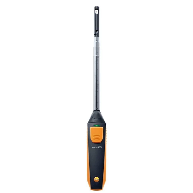 Testo 405 I : Thermal Anemometer With Smartphone Operation
