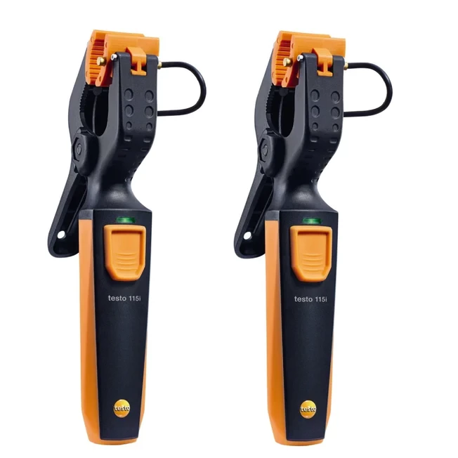 Testo 550s Smart Digital Manifold With Wireless Clamp Temperature Probes+ Hose Fillings