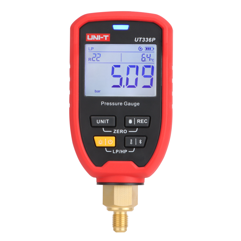 UNI-T UT336P Wireless Pressure Gauge  -1 to 60bar Offline Data Logging for Refrigeration Heat Pump