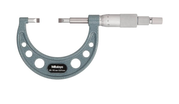 Mitutoyo 103-188 : Outside Micrometer With Ratchet Stop, Range 11-12 Inch