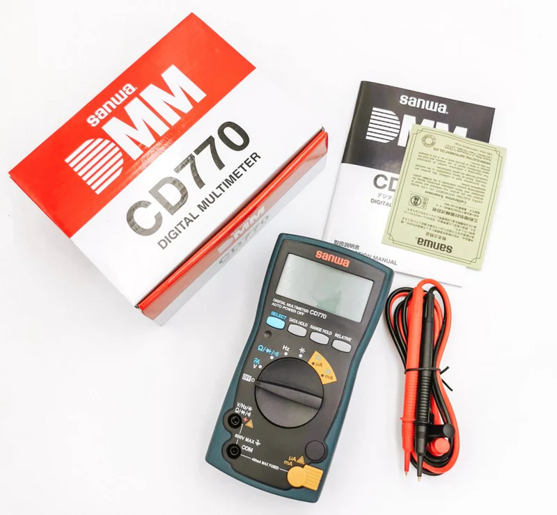 Sanwa CD770 Digital Multimeter with Continuity Buzzer