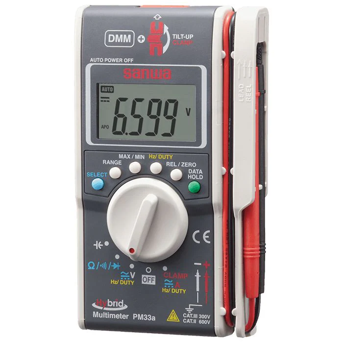 Sanwa PM33a Pocket Size Hybrid Digital Multimeter + Clamp Meter